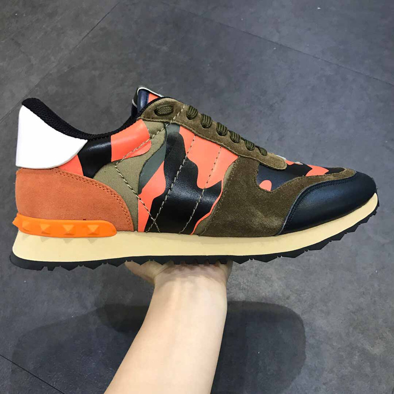 Valentino Garavani Camo Rockrunner Sneakers