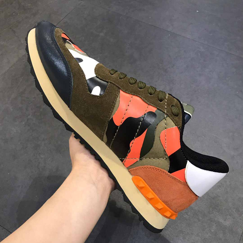 Valentino Garavani Camo Rockrunner Sneakers