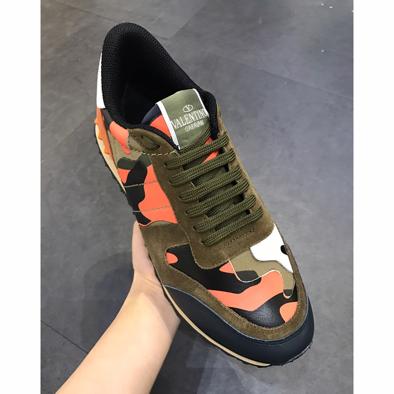 Valentino Garavani Camo Rockrunner Sneakers