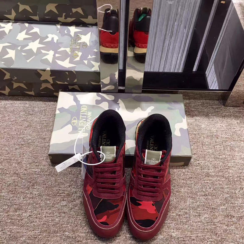 Valentino Camouflage Rockrunner Sneaker