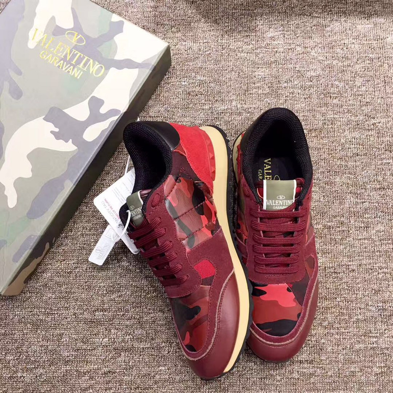 Valentino Camouflage Rockrunner Sneaker