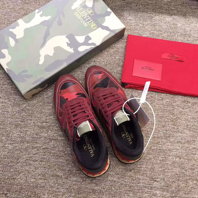 Valentino Camouflage Rockrunner Sneaker