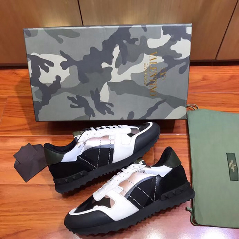 Valentino Camouflage Rockrunner Sneaker