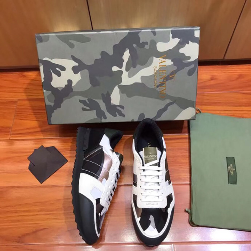 Valentino Camouflage Rockrunner Sneaker