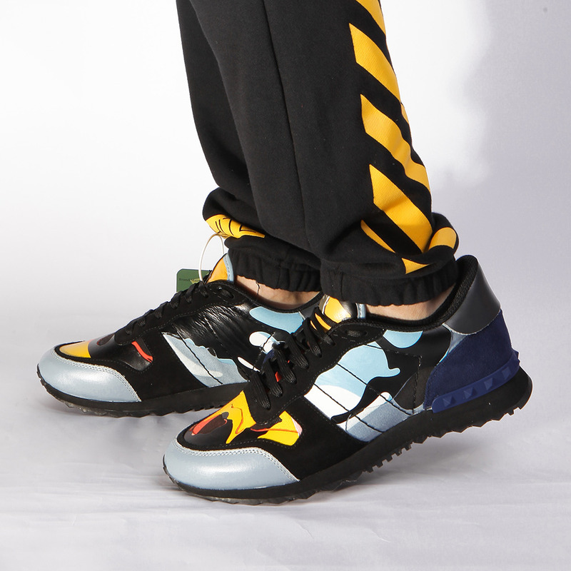 Valentino Camouflage Rockrunner(Blue&Orange)