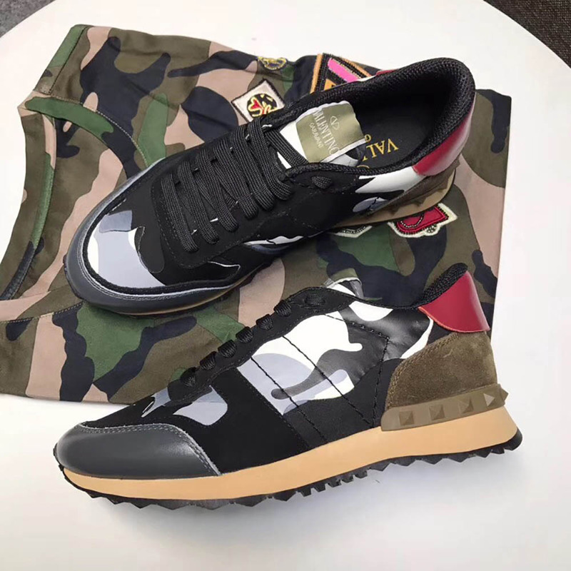 Valentino Camouflage Rockrunner(Black)