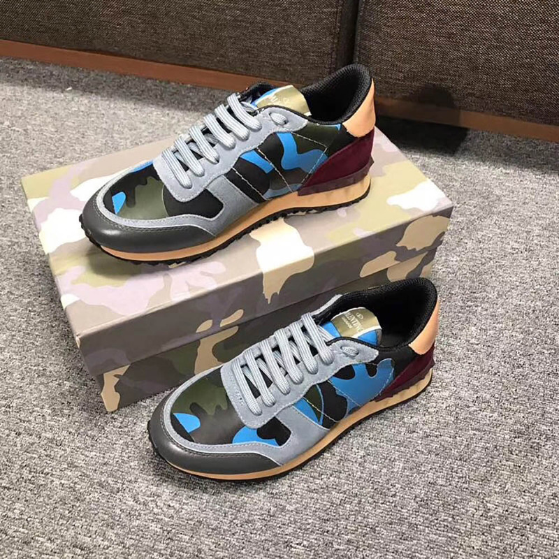 Valentino Camouflage Rockrunner(Blue)