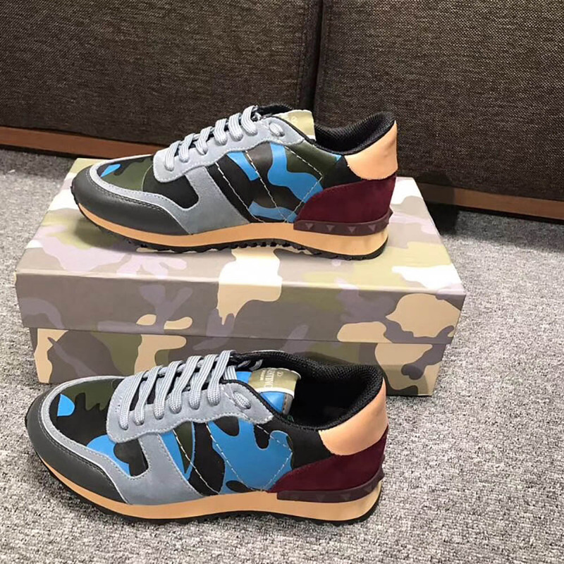 Valentino Camouflage Rockrunner(Blue)