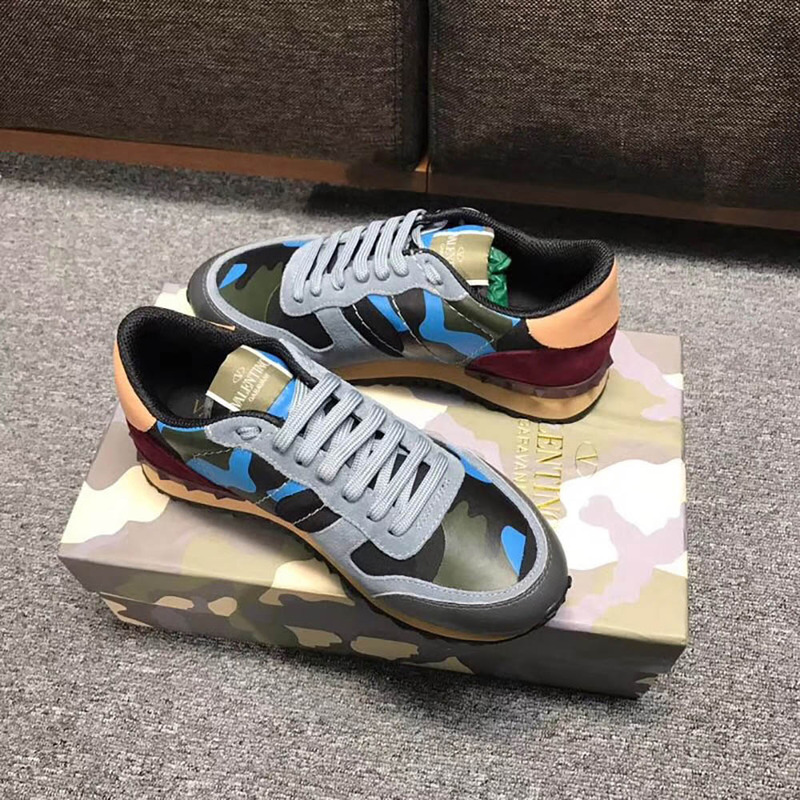 Valentino Camouflage Rockrunner(Blue)