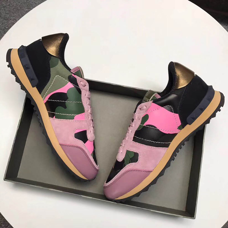 Valentino Pink Camouflage Rockrunner