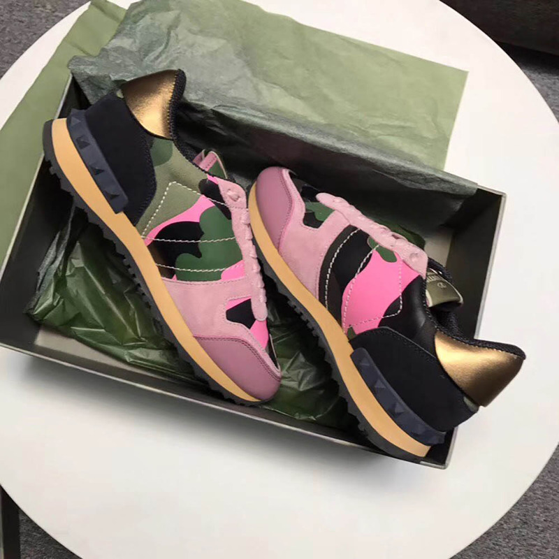 Valentino Pink Camouflage Rockrunner