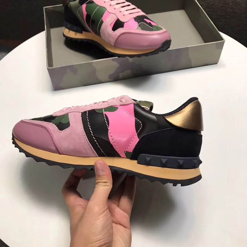 Valentino Pink Camouflage Rockrunner