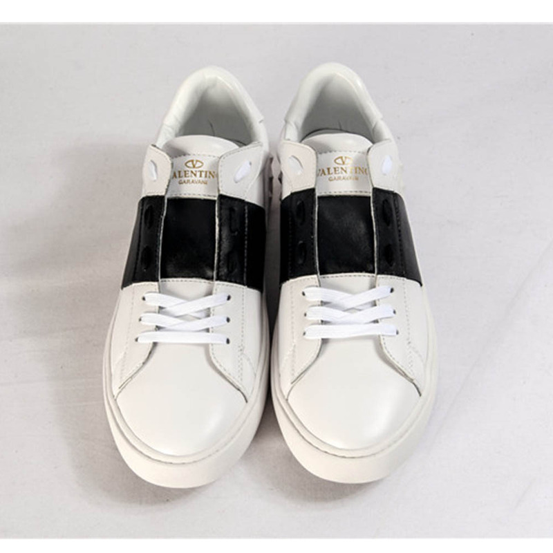 Valentino Open Low Top Black Block Sneakers for Men