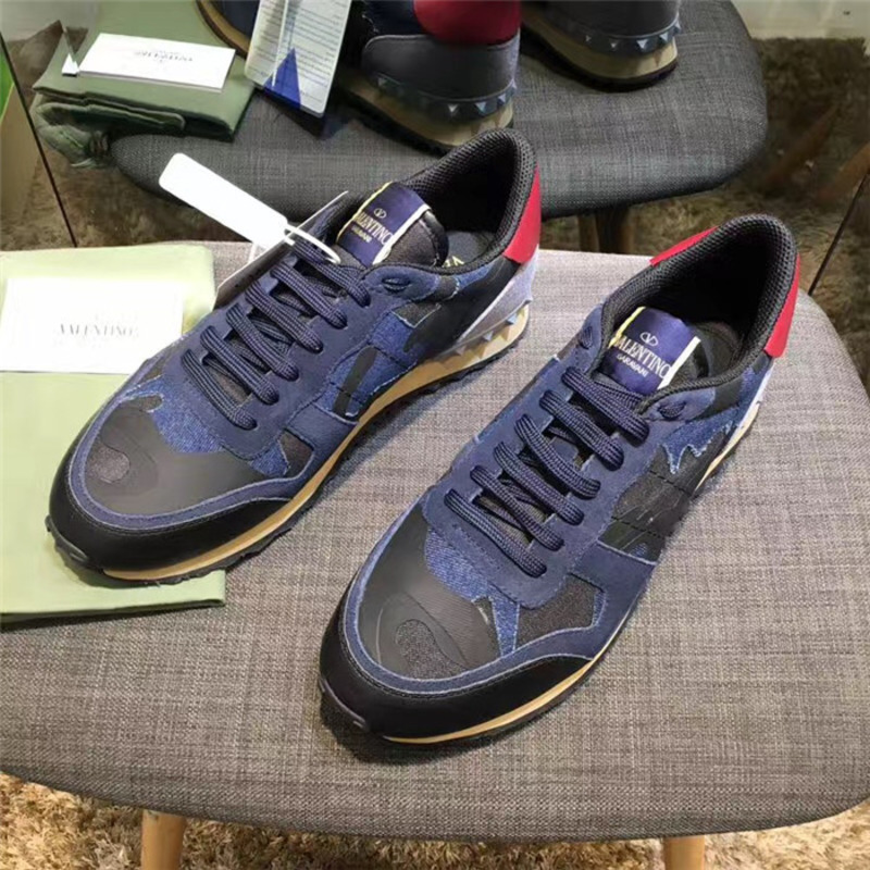 Valentino Rockrunner Blue Sneakers