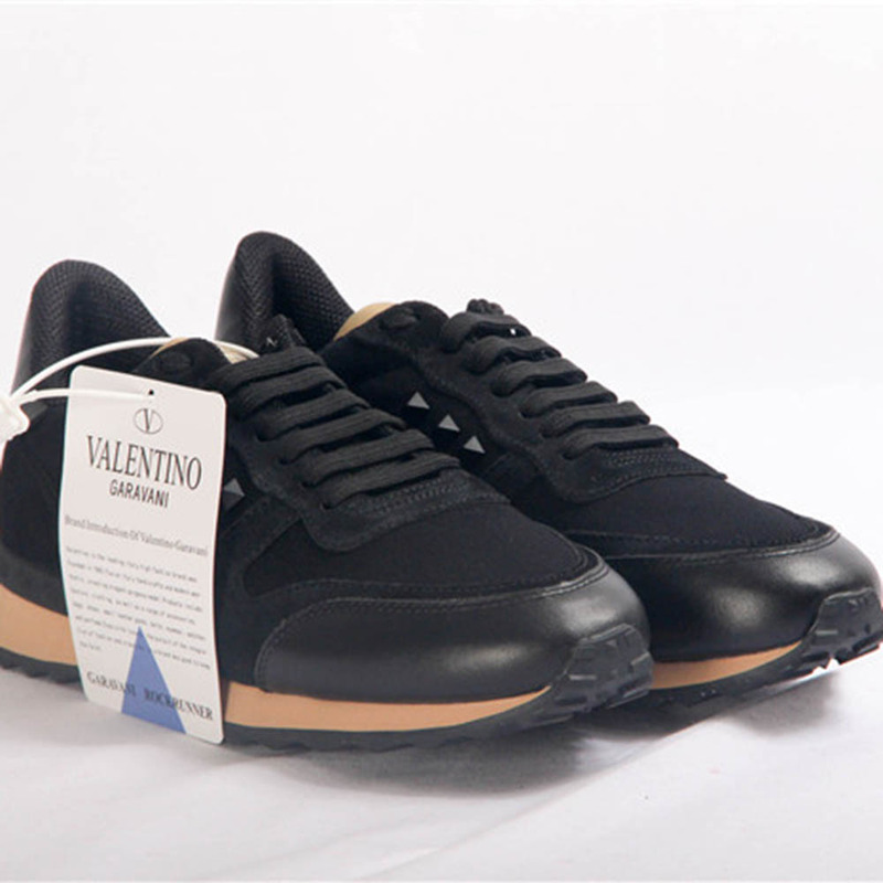 Valentino Rockrunner Black Sneakers