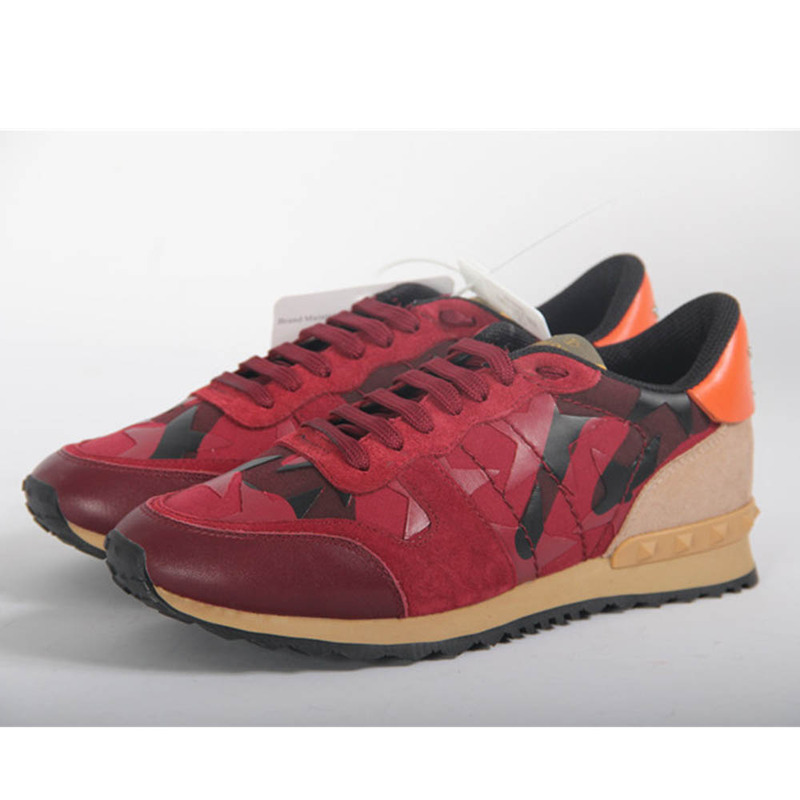 Valentino Red Garavani Rockrunner Camustars Sneakers