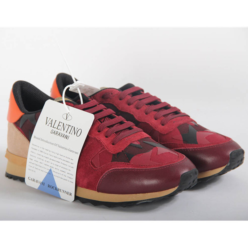 Valentino Red Garavani Rockrunner Camustars Sneakers