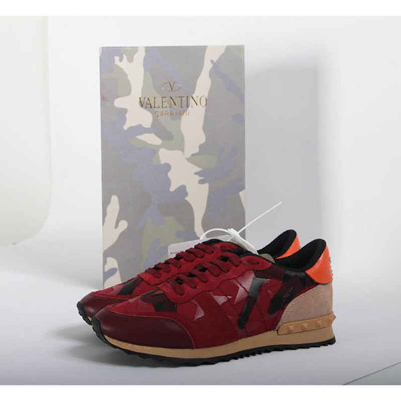 Valentino Red Garavani Rockrunner Camustars Sneakers