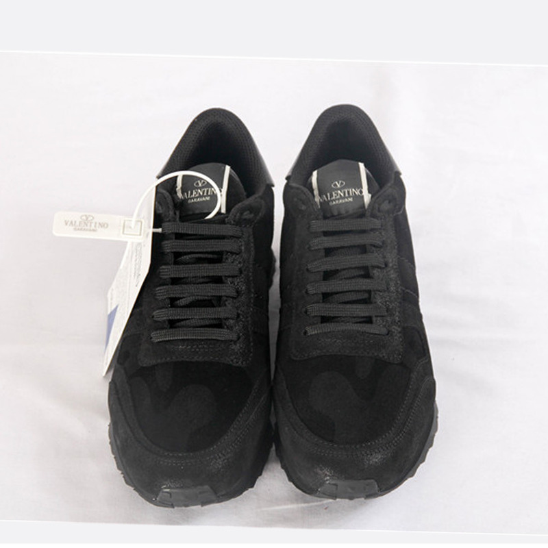 Valentino Garavani Rockrunner Brilliant Black Sneakers