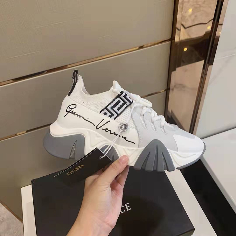 Versace Squalo Knit Sneakers