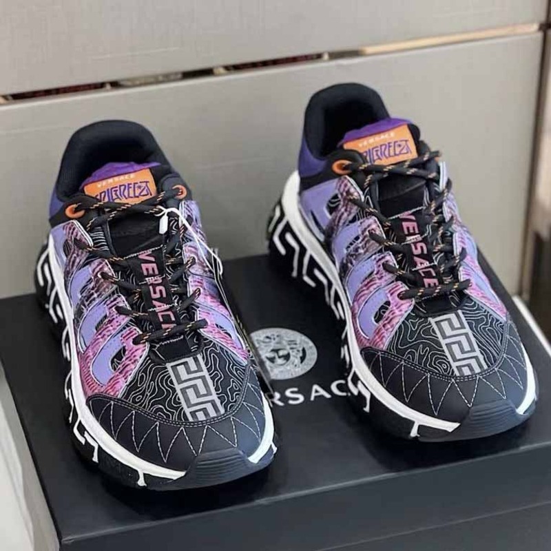 Versace Trigreca Sneakers Purple