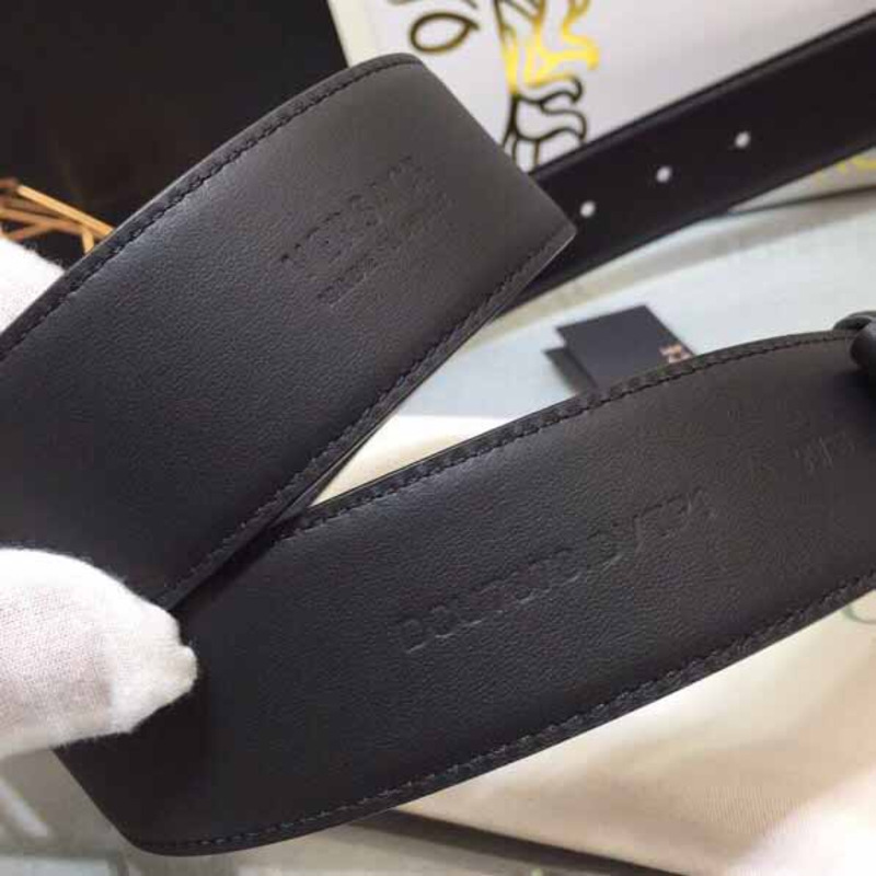 Versace Medusa Head Leather Belt