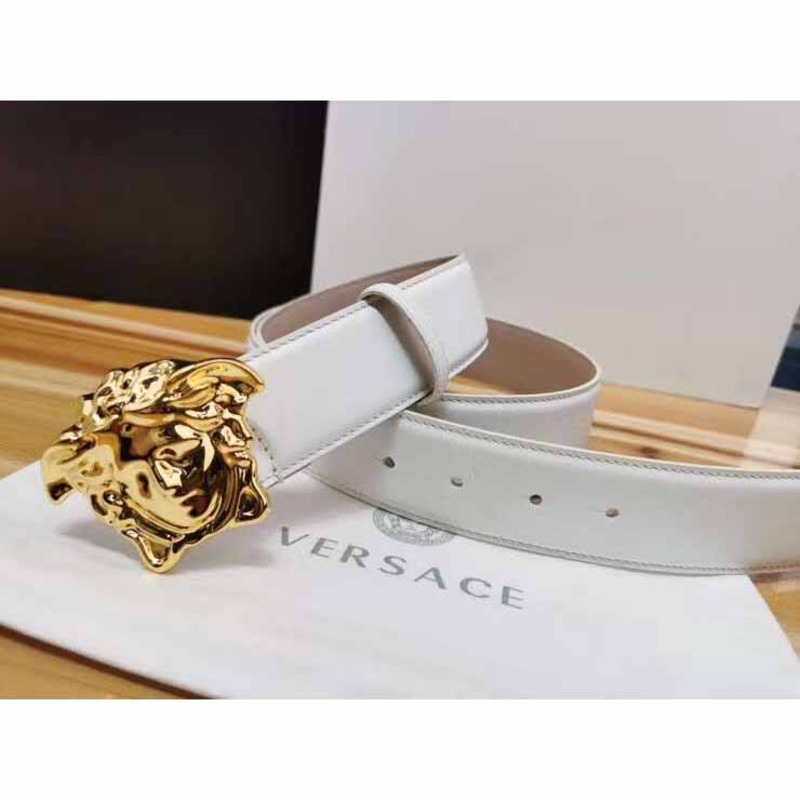 Versace Medusa Head Leather Belt