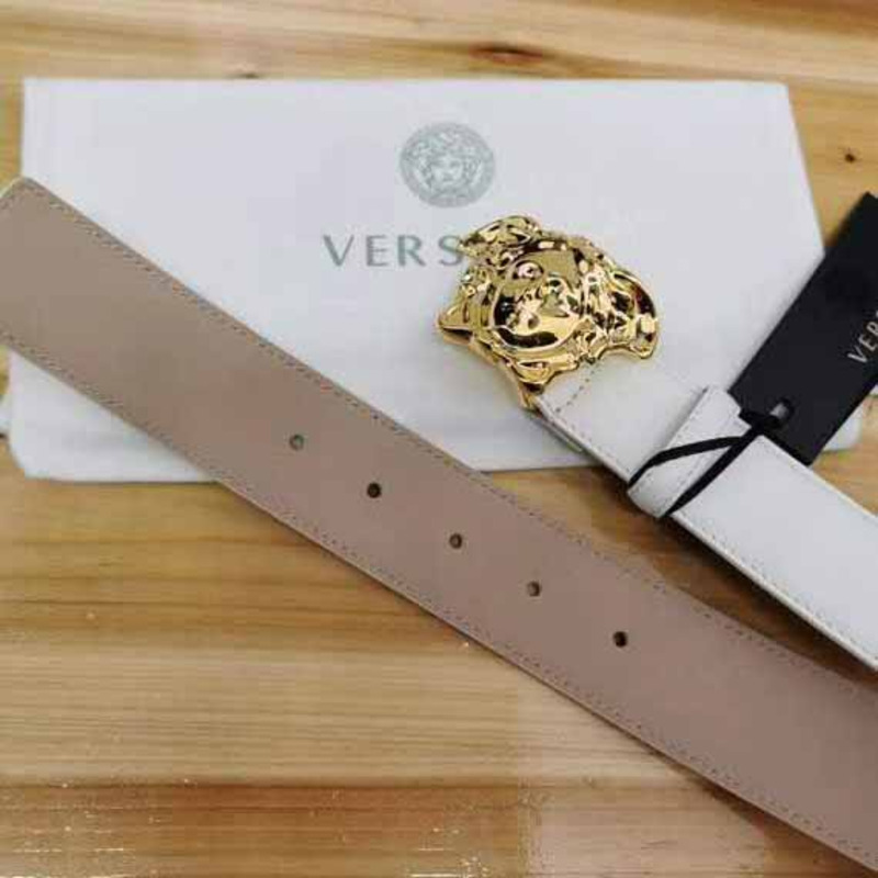 Versace Medusa Head Leather Belt