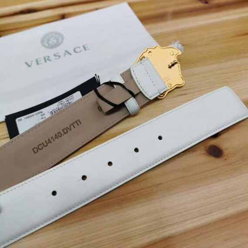 Versace Medusa Head Leather Belt