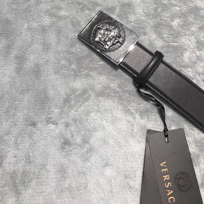 Versace Medusa Head Leather Belt