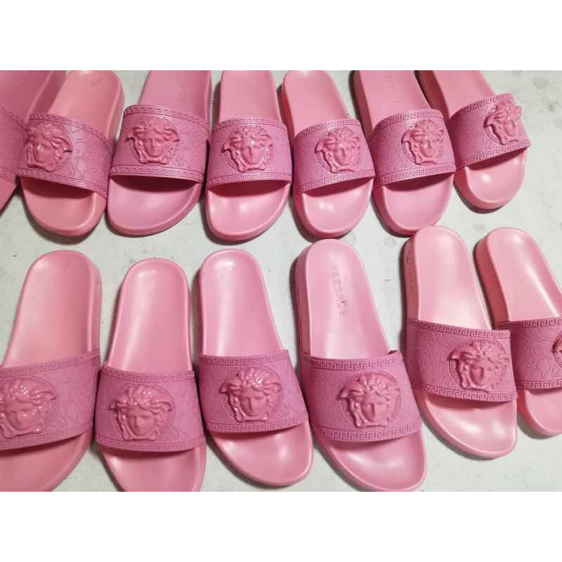 Versace Slides in Pink