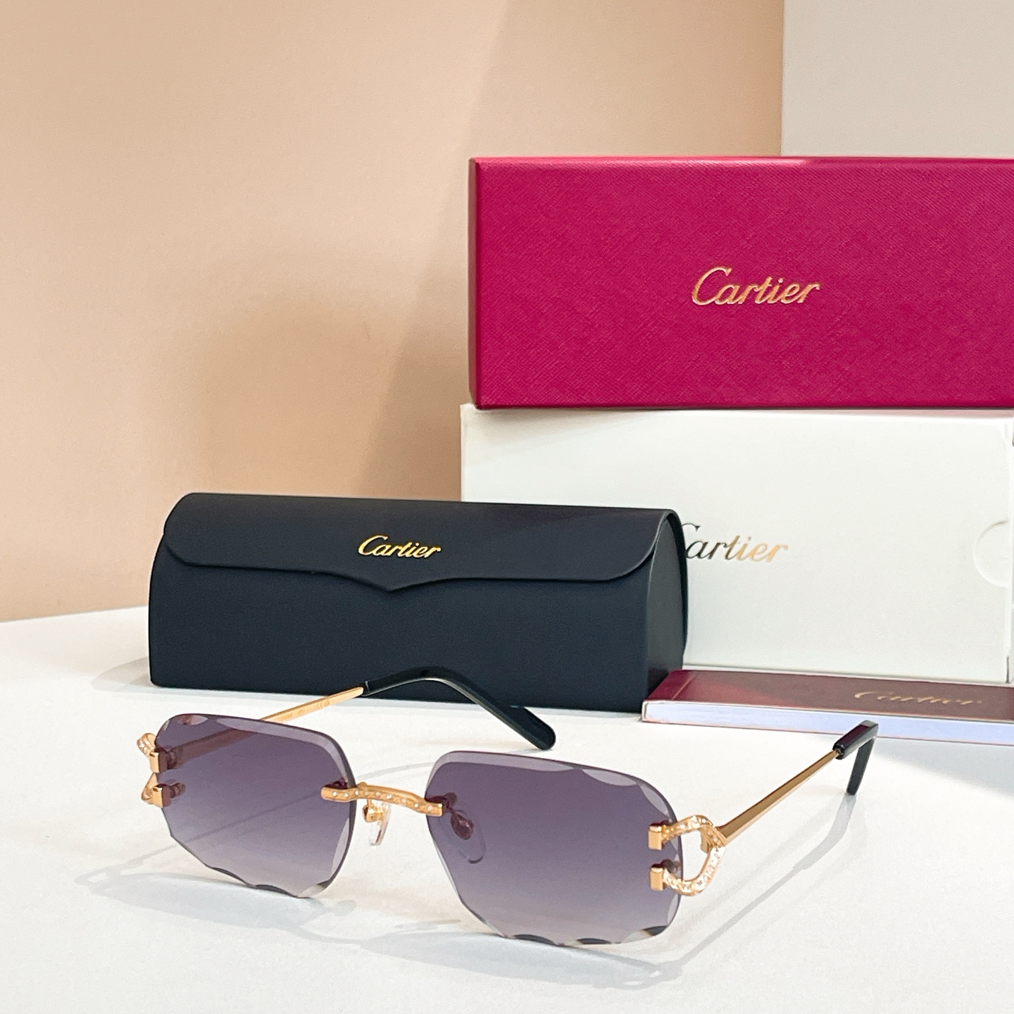 Cartier diamond glasses.